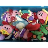 Japanese Anime/ gaming characters, plush toys including Sonic the hedgehog , Kirby, Yu-gi-oh ,