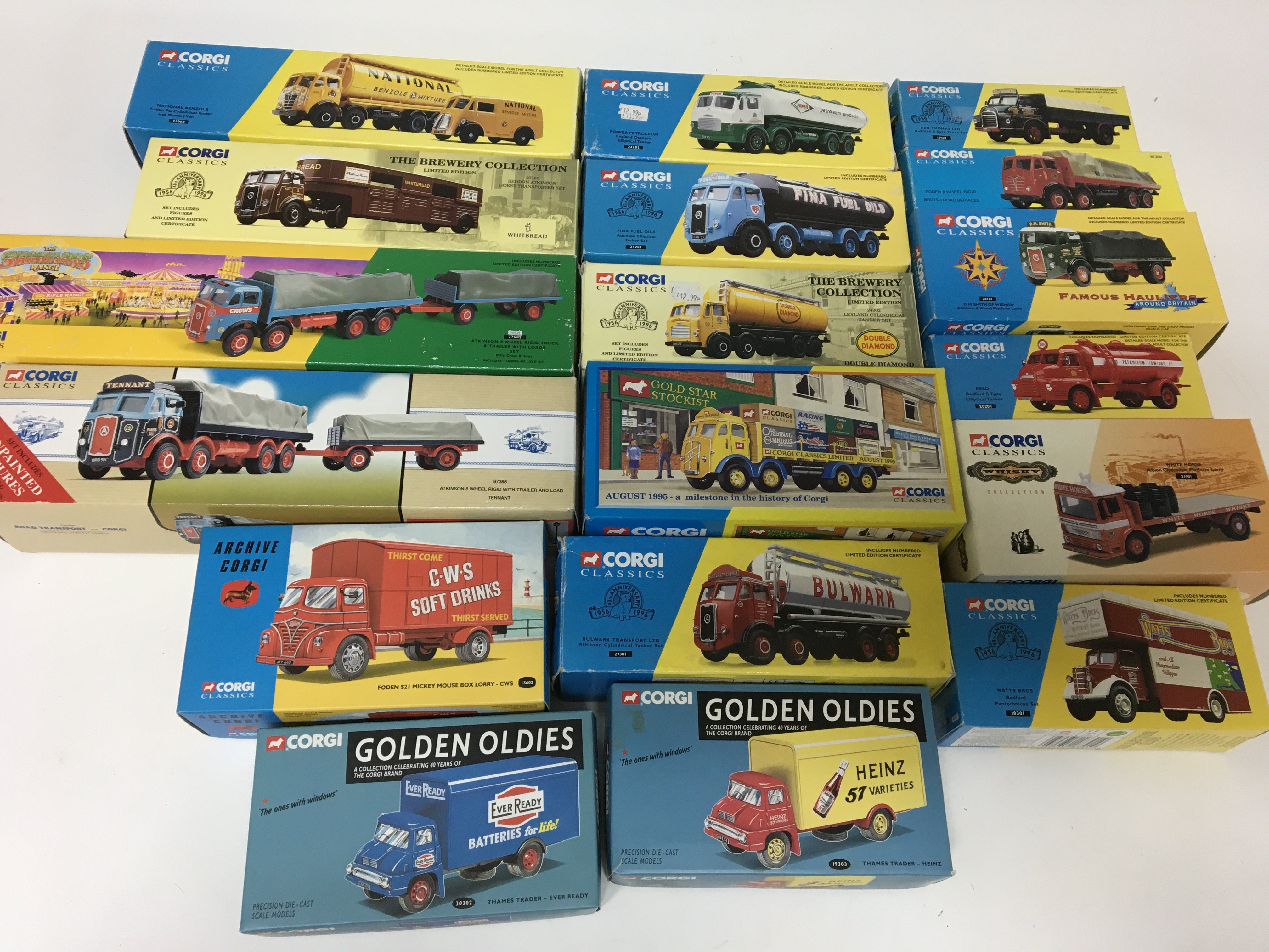 Corgi Classics, boxed die cast vehicles including