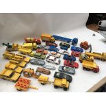 A collection of loose Diecast vehicles including Corgi, Matchbox etc