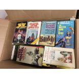 A box of Sci- fi , Mystery etc paperback novels