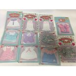 Bouncin babies, Galoob, carded dolls outfits x11