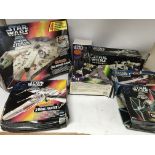 Star Wars, modern boxed toys, including Millenium