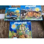 Playmobil sets , #3650, 3634 and 3015, boxed including Zoo and Animals, Seals and enclosure and