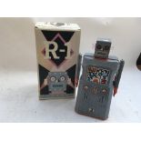 R-1, battery operated tinplate robot, boxed, made