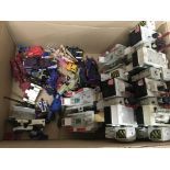 Transformers, a box of play worn toys