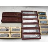 Bemo railways, HOm scale, boxed carriages and roll