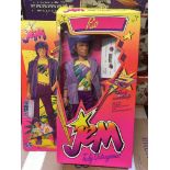 A boxed Jem Rio doll and cassette.