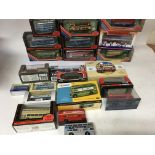 A collection of boxed Buses including Exclusive fi