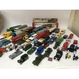 A collection of loose Diecast vehicles including D