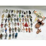 Star Wars, a collection of vintage figures x60 , m