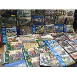 A collection of boxed 1:72 scale military figures and artillery, including Imex, Airfix, Red,