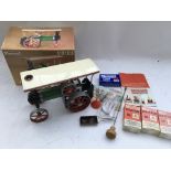Mamod, Steam tractor TE1A, boxed with solid fuel