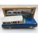 Rambler, 12" tinplate friction car, Japanese 1960s