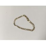 A 9 ct gold bracelet 5 grams approx