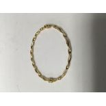 A 9 ct gold bangle 4 grams approx.