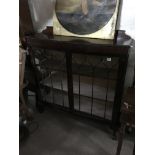 Victorian mahogany display cabinet