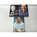 A group of three signed autobiographies including