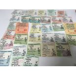 A collection of Football tickets mainly England from 1966-1981 including two West Ham tickets and
