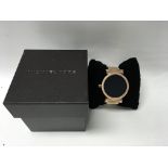A boxed Michael Kors smart watch set with gemstone