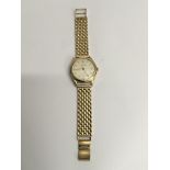 A gent's, vintage gold Rolex Perpetual watch, circa 1959, with 9ct gold replacement woven strap