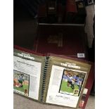 12 1st day cover albums inc. World Cup, Jersey etc.