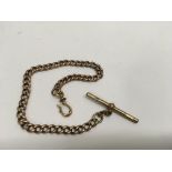 A 9ct gold fob watch chain.Approx 23cm, 12g