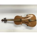 An English made violin with two tone fretboard - NO RESERVE