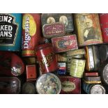 50 various old tins