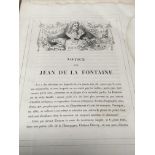 A leather bound book fables DE LA Fontaine