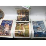 A large collection of reprinted Cadbury's Chocolat