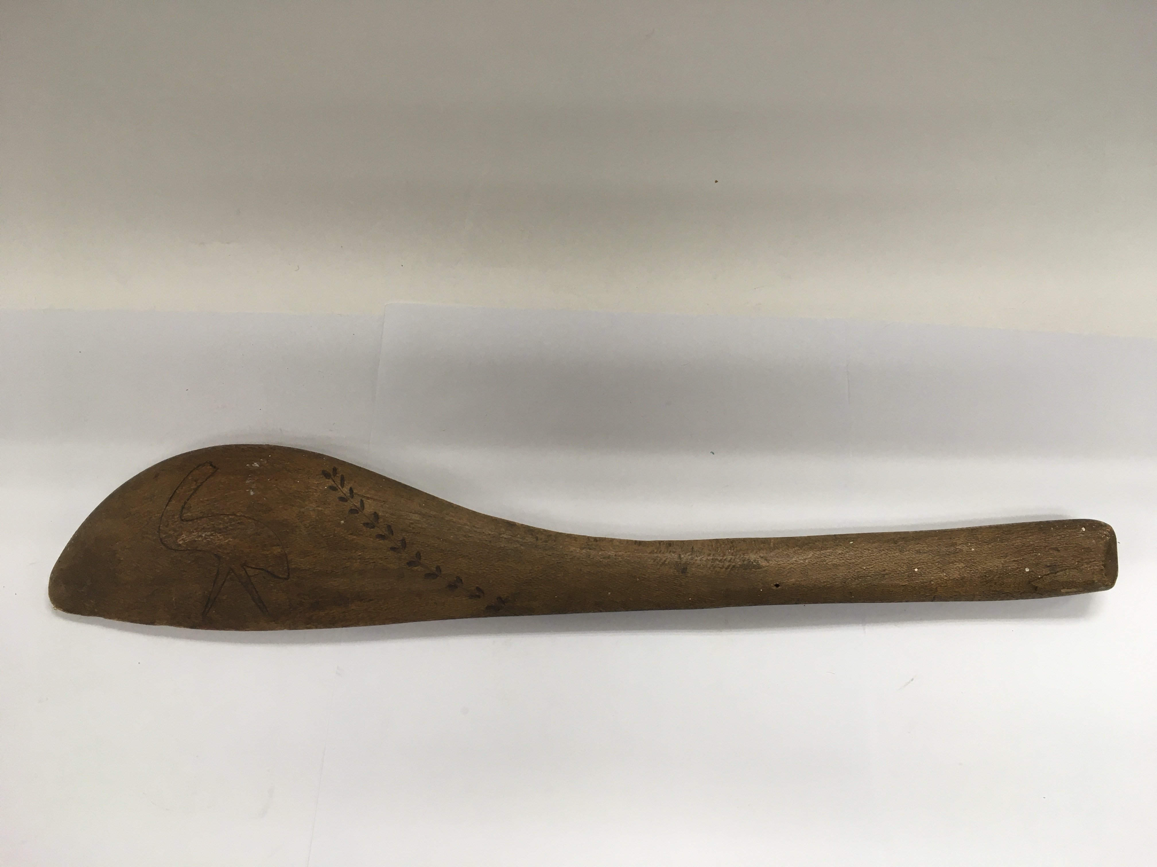 A carved wooden Aboriginal club, approx 60cm - NO RESERVE - Image 2 of 2