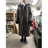 A vintage Pony Lugano sheep skin coat