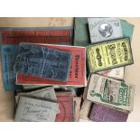 A collection antique pocket books