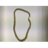 A 9 ct gold necklace 34 grams approx