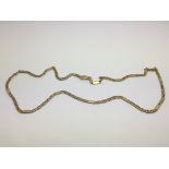 A 9ct gold necklace, approx 13.2g.