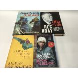 A group of 4 signed books to include the Reg Korey "A way of life" book, Edward Heath sailing