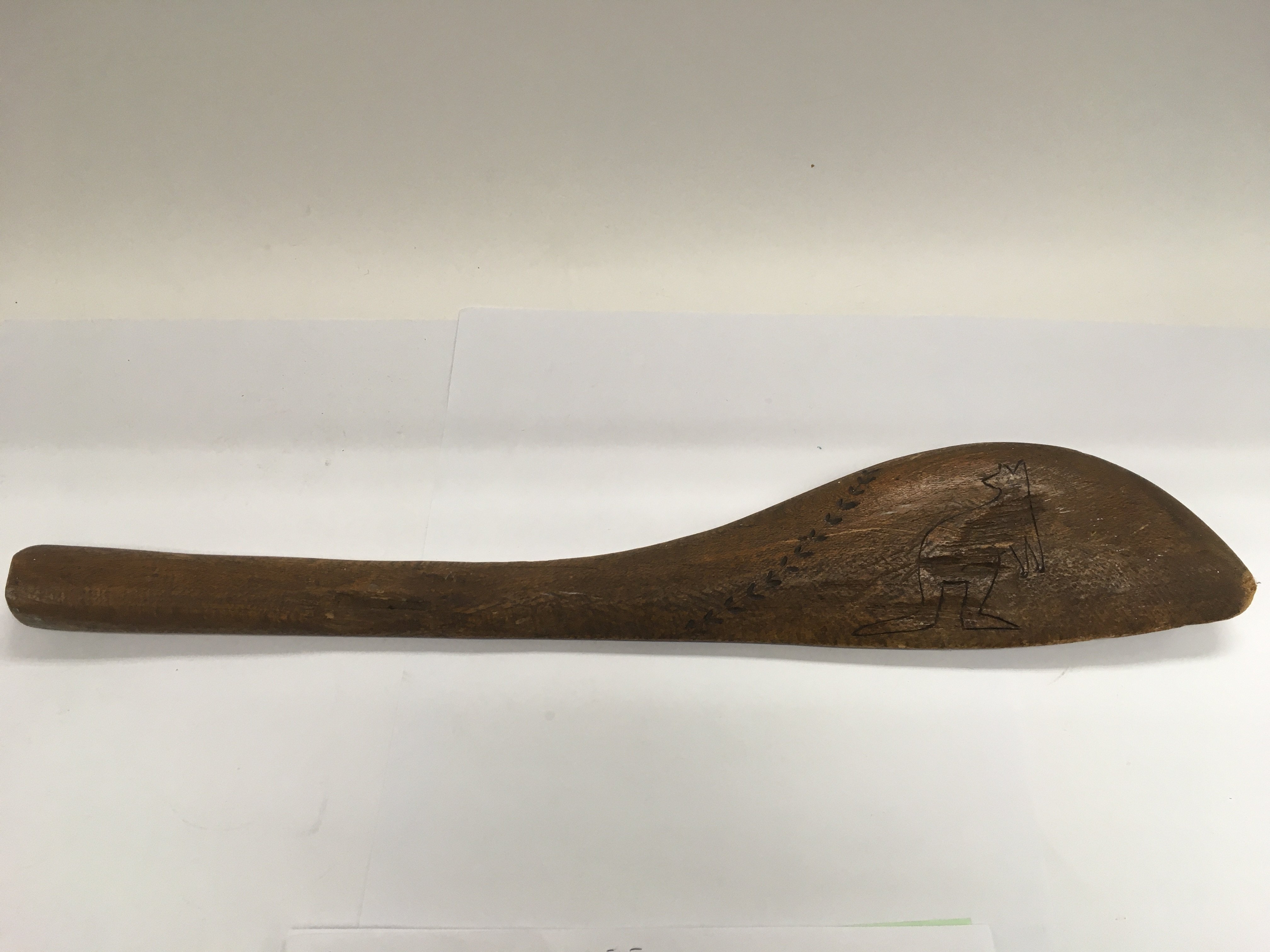 A carved wooden Aboriginal club, approx 60cm - NO RESERVE