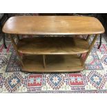 An Ercol light wood trolley stand.Approx 31x71cm, some wear