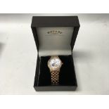 A boxed Rotary automatic ladies wristwatch with st