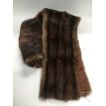 A fur stole.