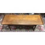 An E. Gomme, G-plan low coffee table with undershelf. Approx 49x137cm