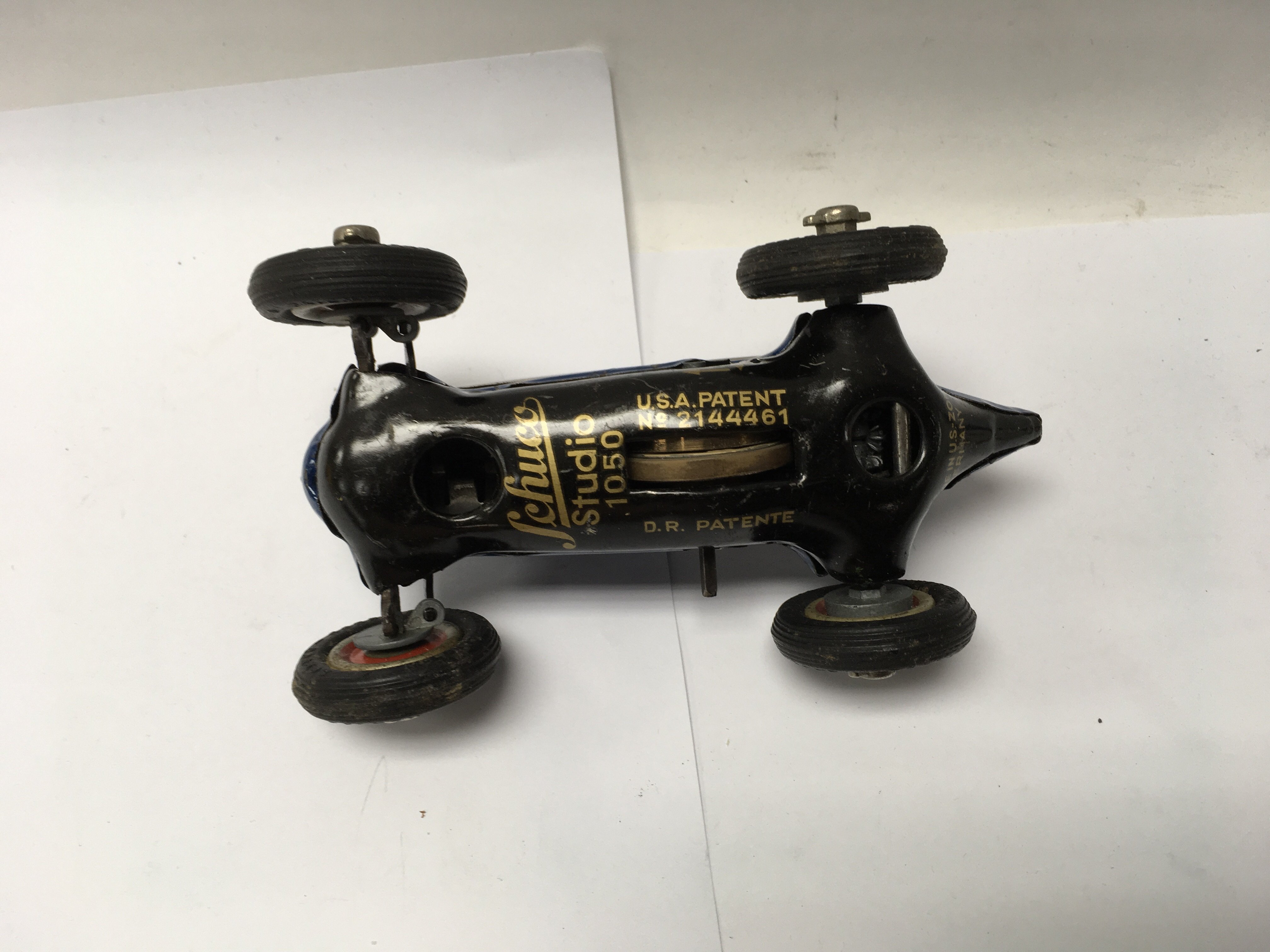 A vintage studio 1050 clockwork schuco racing car - Image 2 of 2