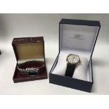 A pair of boxed gentleman’s Rotary wristwatches, o