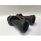 A pair of German World War 2 Third Reich Kriegsmarine binoculars by Leitz, 7x50. Serial number