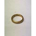 A 22 ct wedding band 5.5 grams