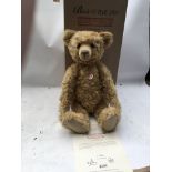 Steiff bear, Barle 43 PAB , 1904, boxed with certi