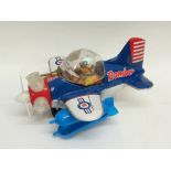 Yoshiya, Japanese tinplate, battery operated plane