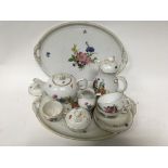 2 Furstenberg porcelain cabaret sets.