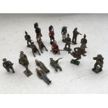 A small collection of lead soldiers - NO RESERVE