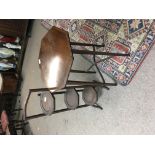 Edwardian inlaid occasional table plus Edwardian i